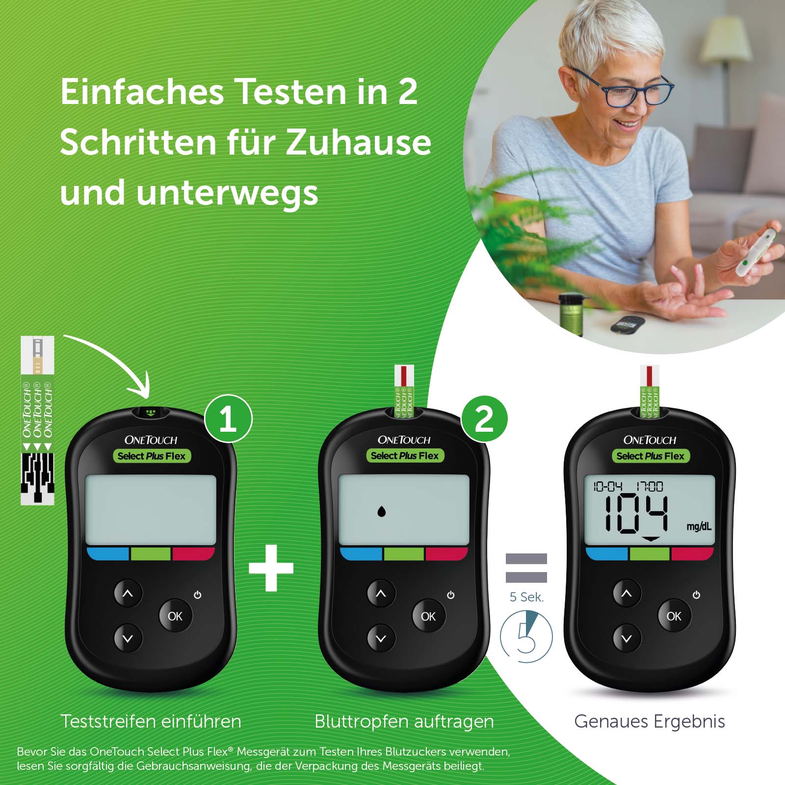 OneTouch Select Plus Flex® Messgerät