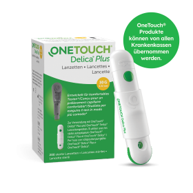 OneTouch Delica Plus Lanzetten und Stechhilfe – 200 sterile Lanzetten 30G