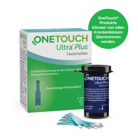 OneTouch Ultra Plus Teststreifen – Packung mit 50 Stück